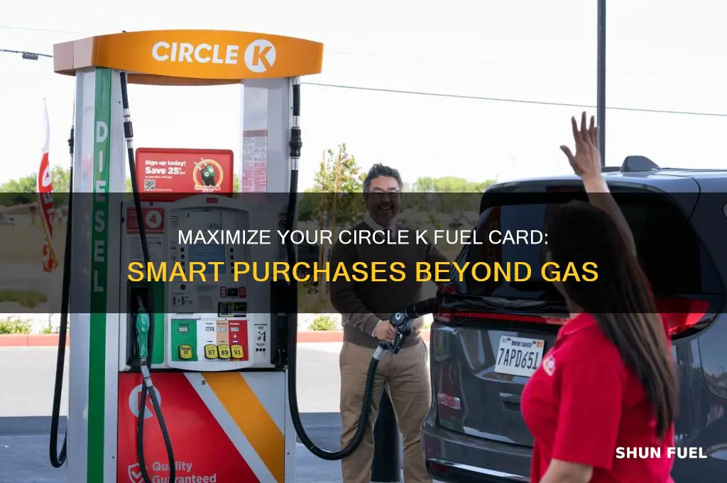 what i can buy with circle k fuel card