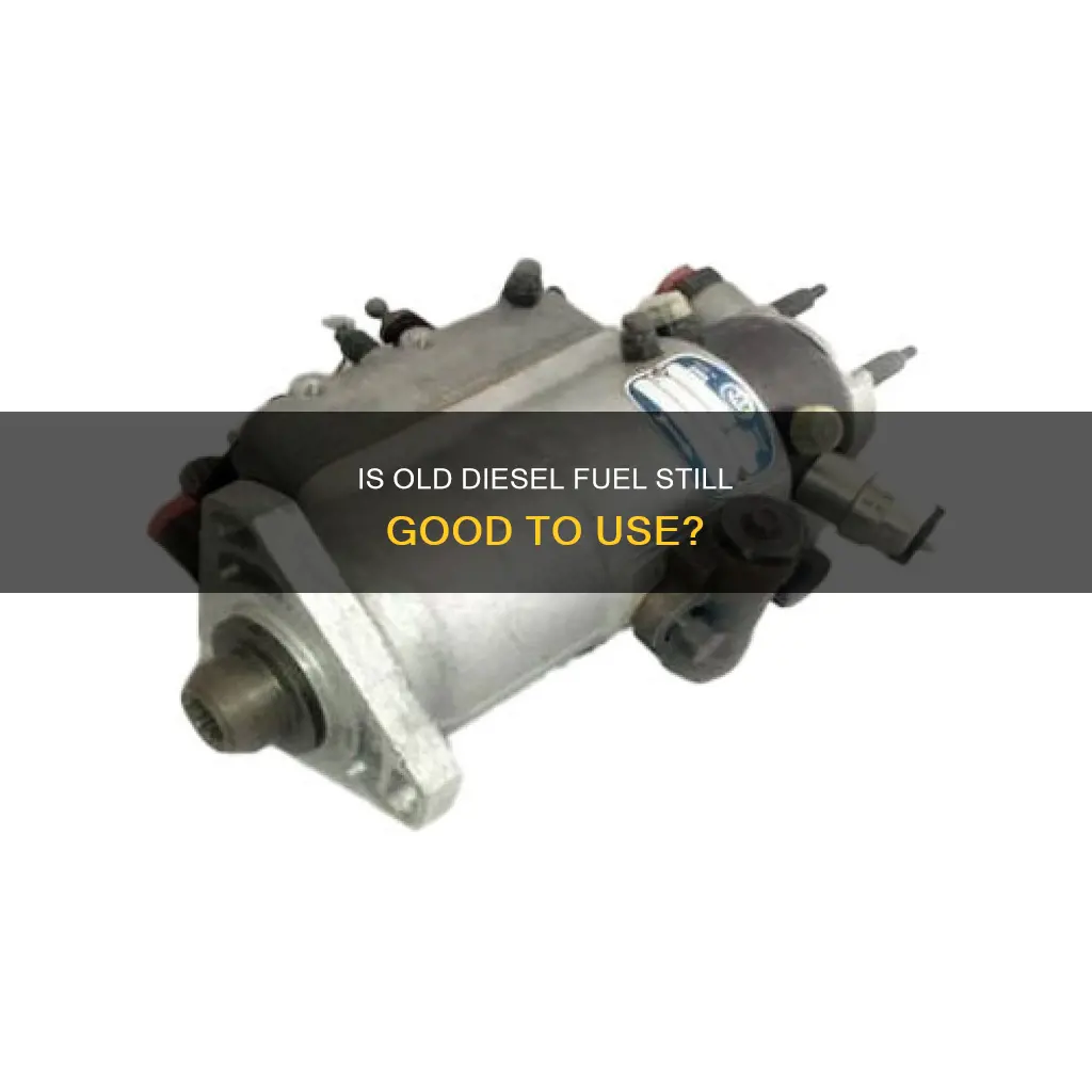what if diesel fuel is 3 years old
