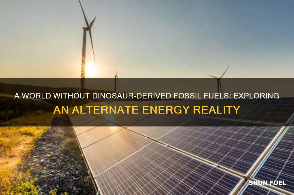 what if dinosaurs didnt contribute to fossil fuels