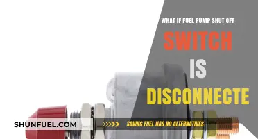 Disconnected Fuel Pump Shut Off Switch: Risks and Consequences Explained