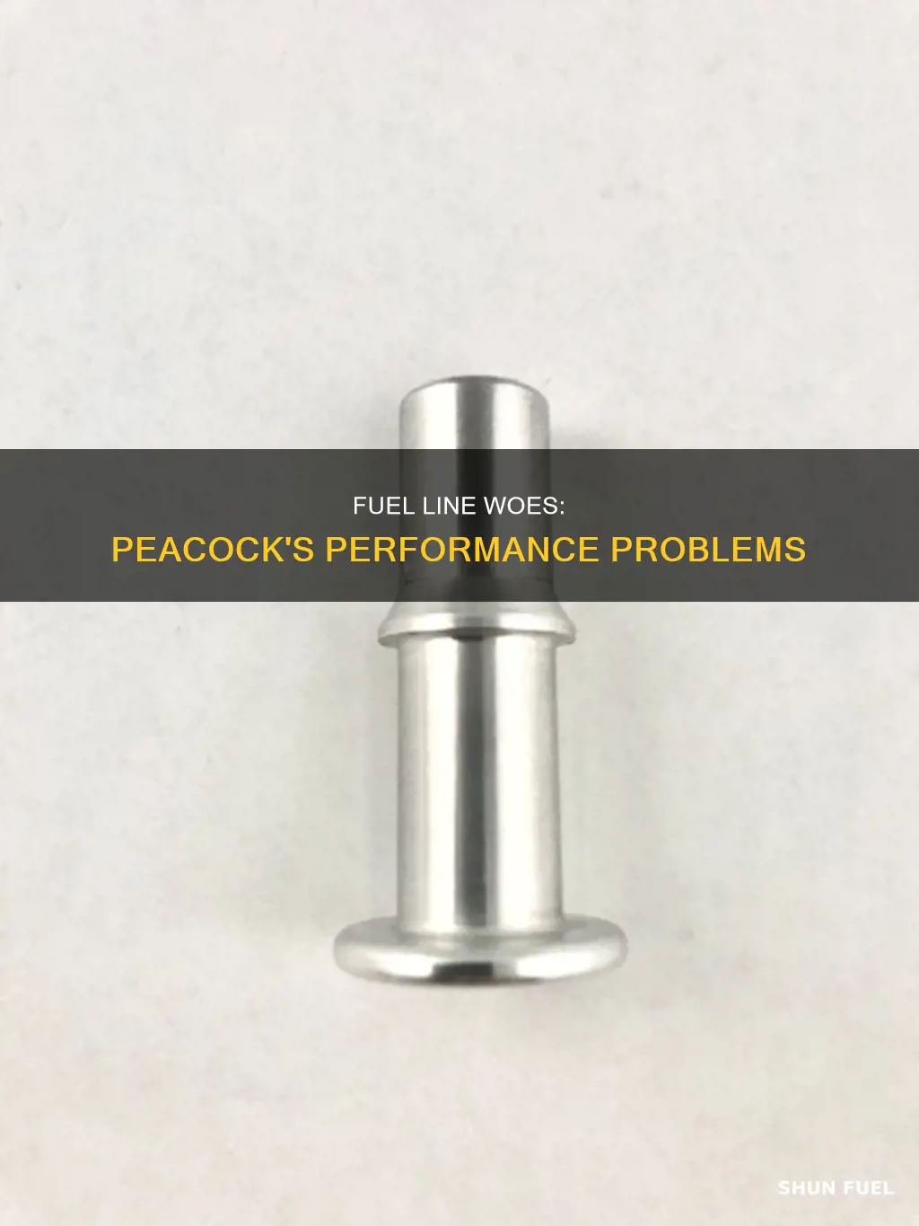 what if my fuel line is wrong on my peacock