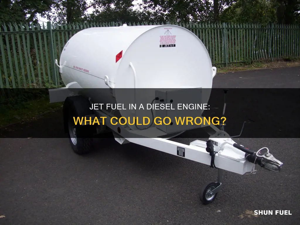 what if you put jet fuel in a diesel engine