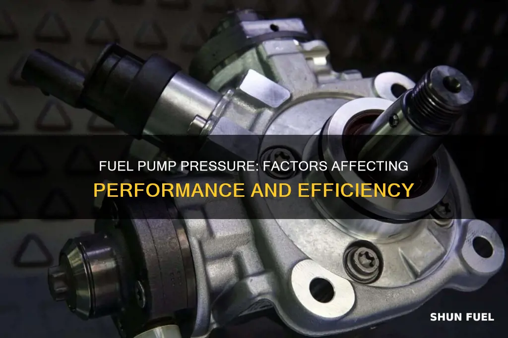 what increases pressure in the fuel pump