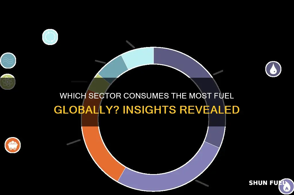 what industry uses the most fuel