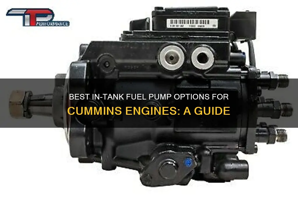 what intank fuel pump to get cummins
