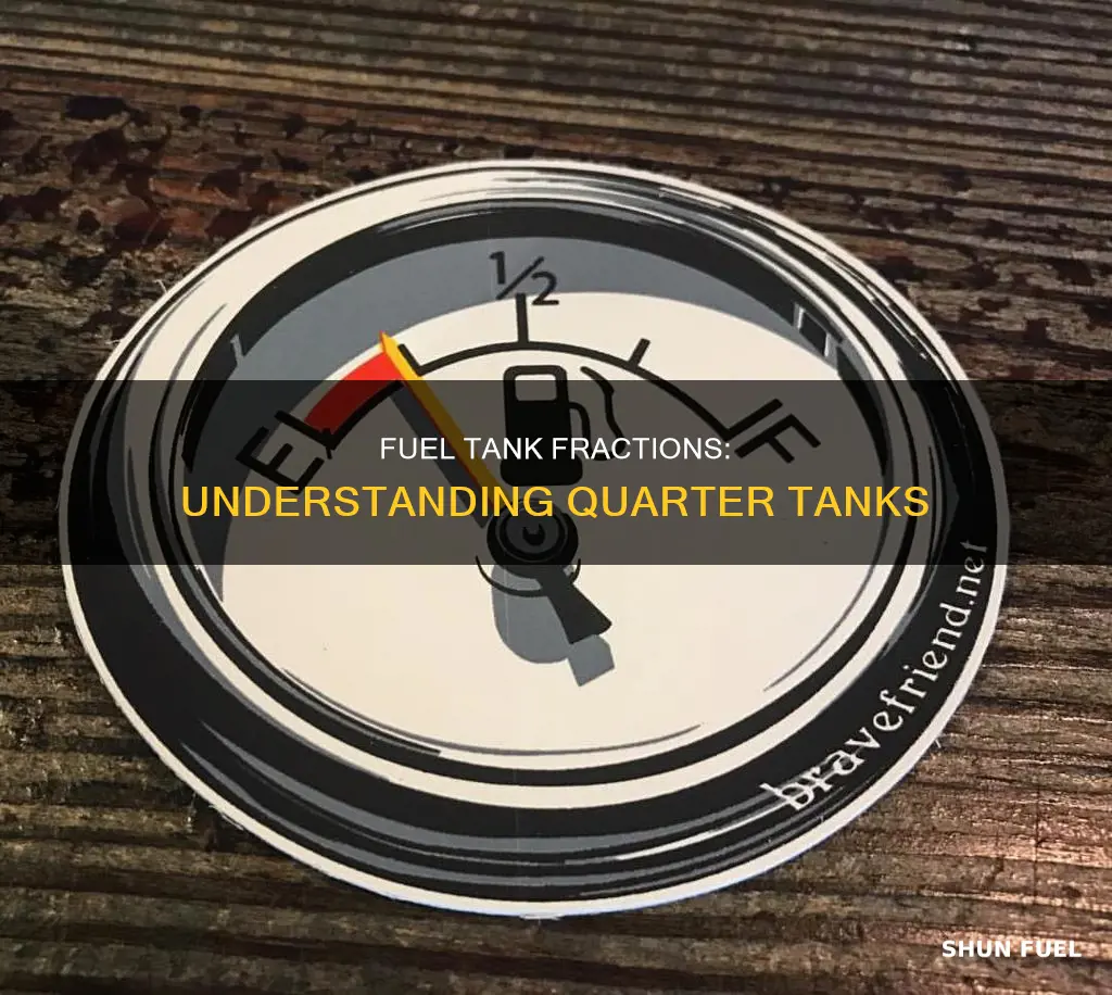 what is 1 4 of a fuel tank