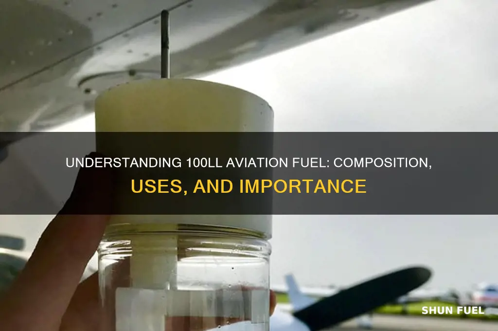 what is 100ll aviation fuel