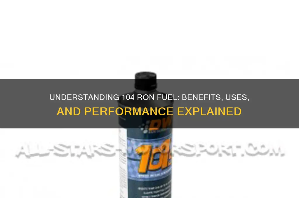 what is 104 ron fuel