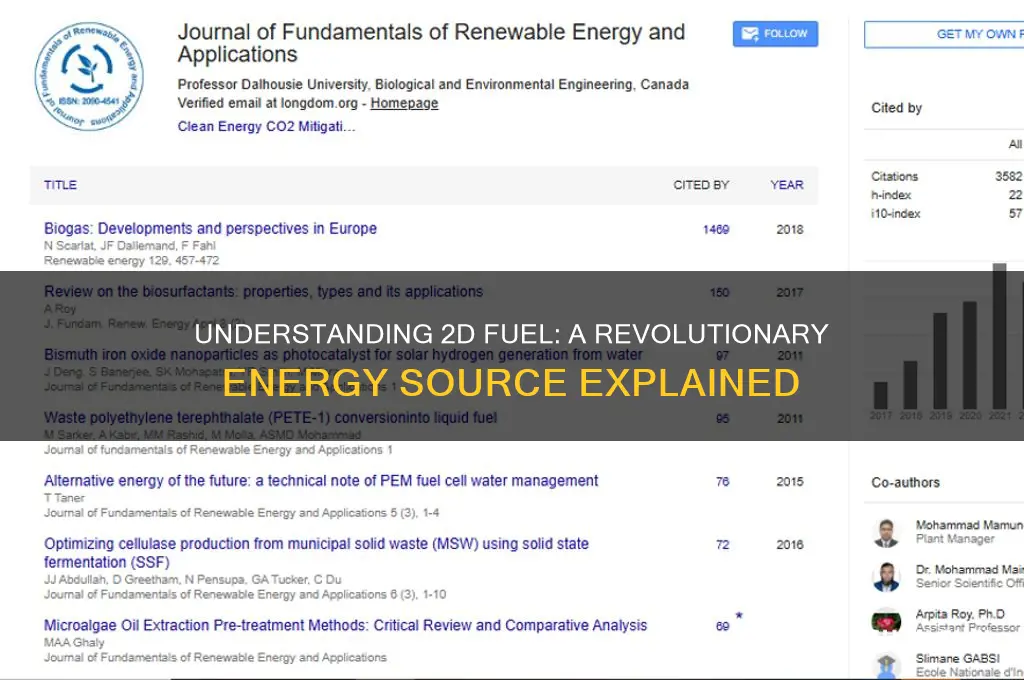 what is 2d fuel