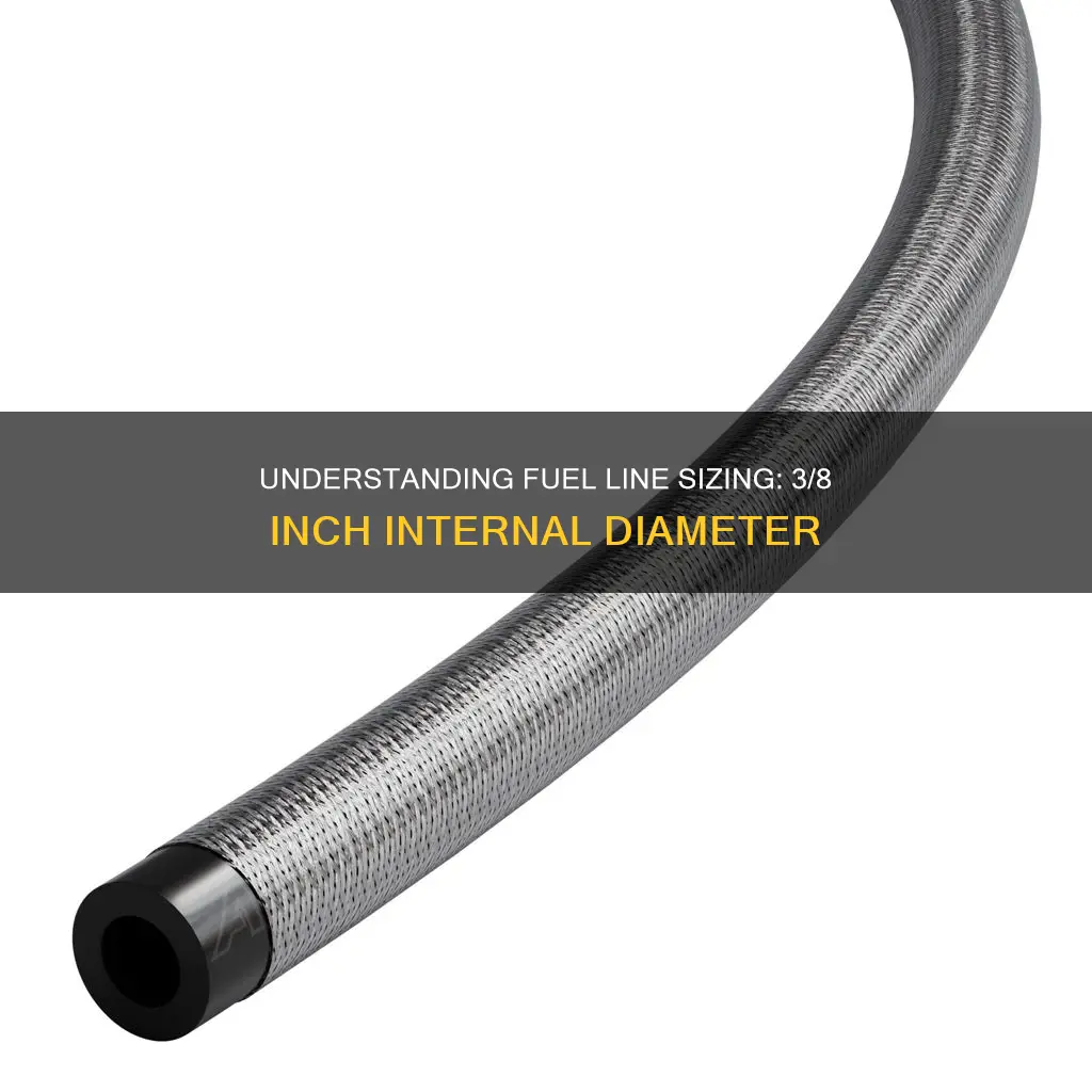 what is 3 8 fuel line id