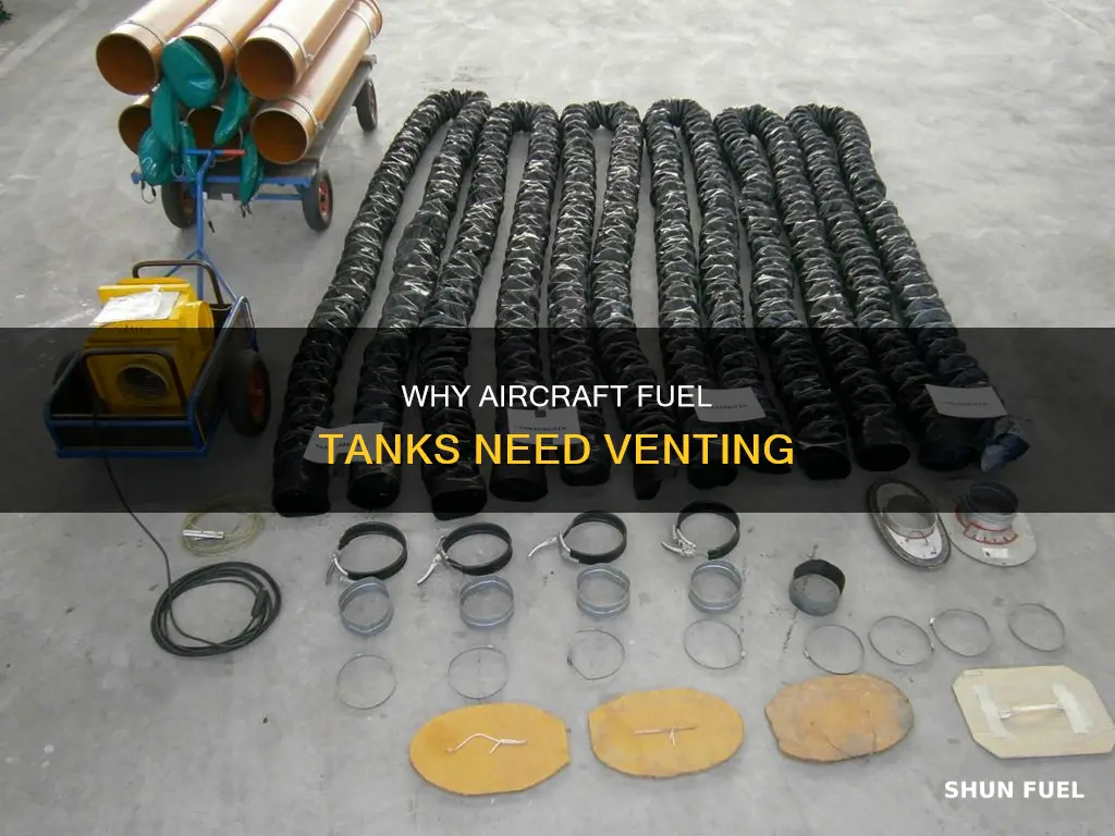 what is 5the reason the aircrafts fuel tanks are vented