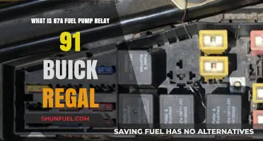 Understanding the 87A Fuel Pump Relay in a 1991 Buick Regal