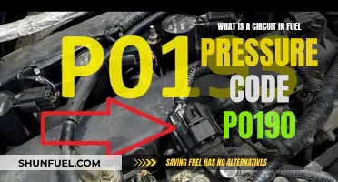 Understanding Fuel Pressure Circuit Code PO190