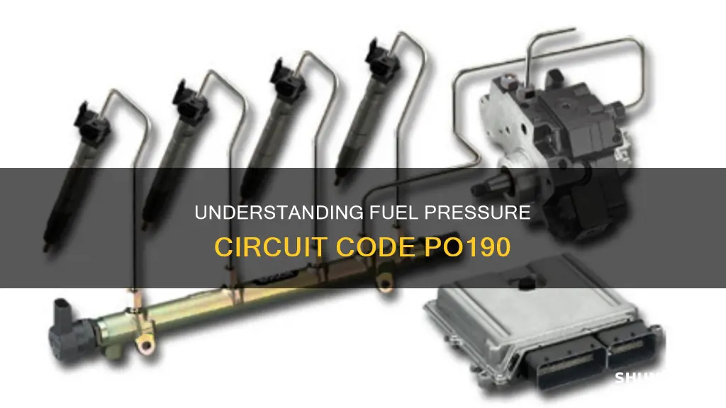 what is a circuit in fuel pressure code po190