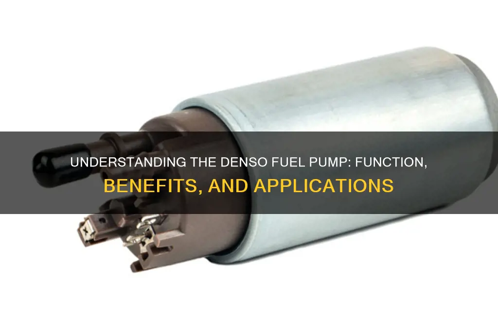what is a denso fuel pump