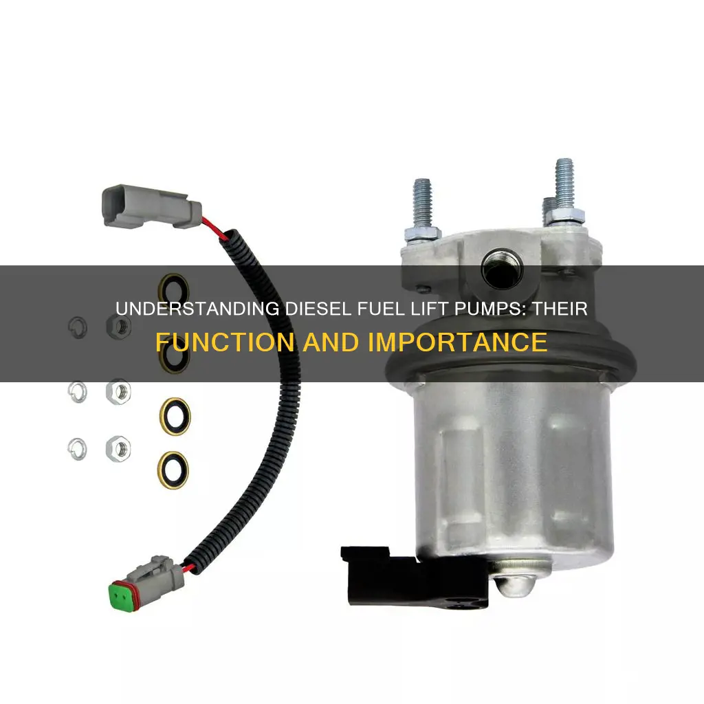 what is a diesel fuel lift pump