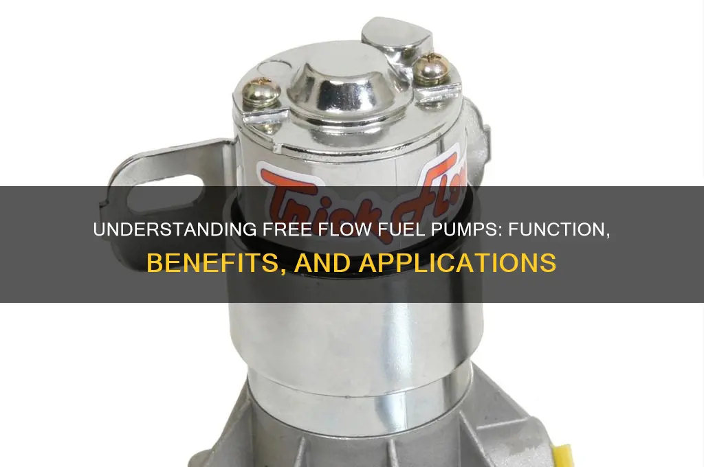 what is a free flow fuel pump