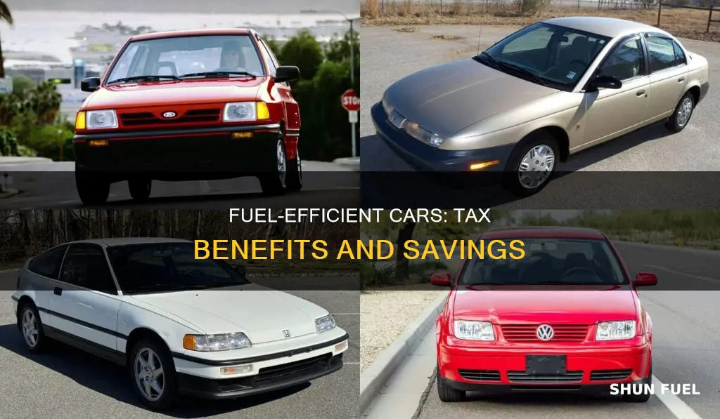 what is a fuel efficient car for tax purposes