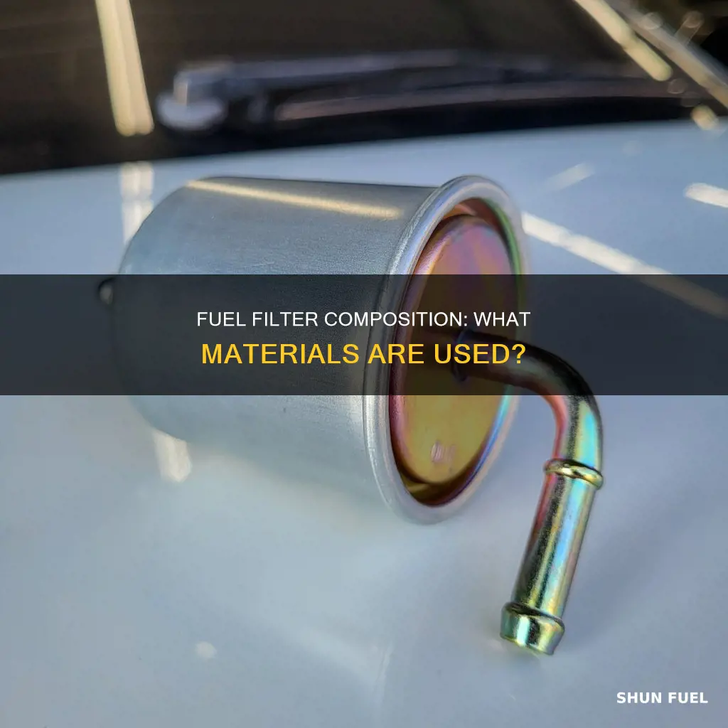 what is a fuel filter made of