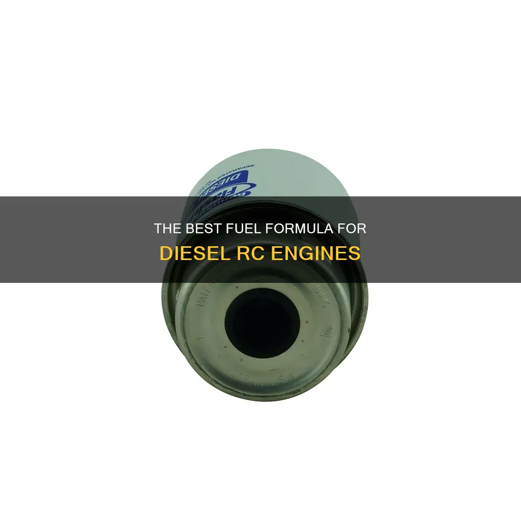what is a fuel formula for a diesel rc engine