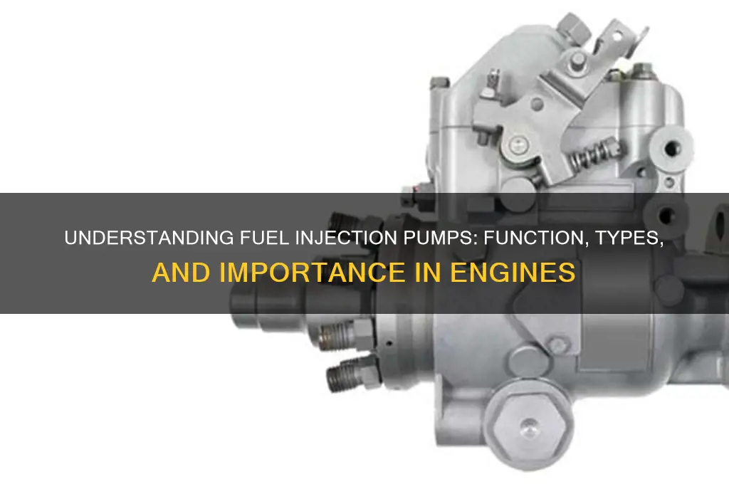 what is a fuel injection pump