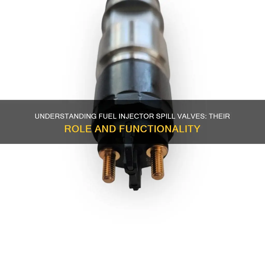 what is a fuel injector spill valve