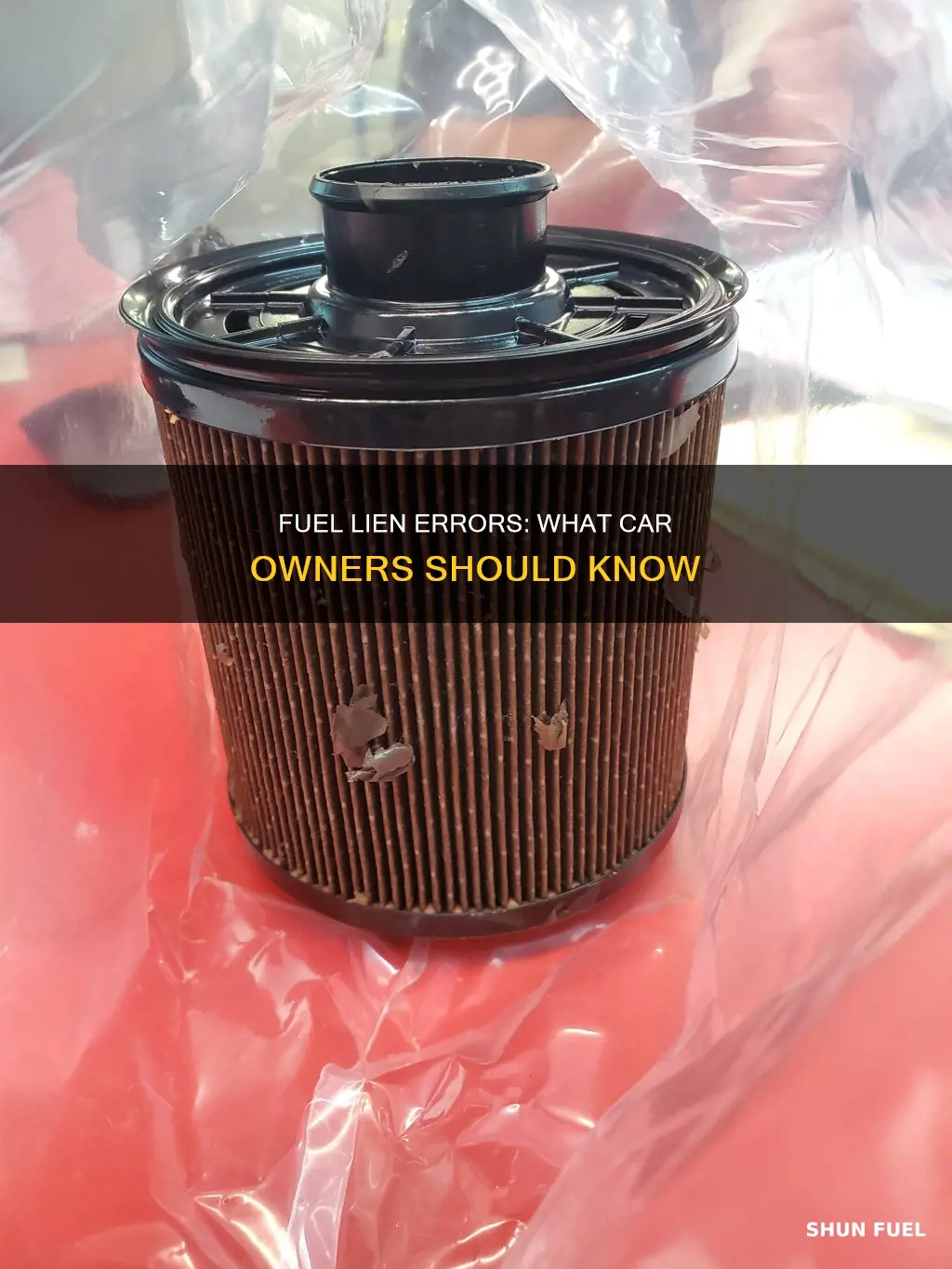 what is a fuel lien error in a car