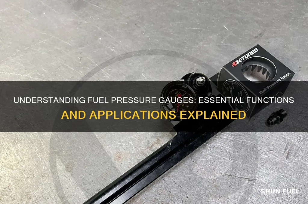what is a fuel pressure gauge used for