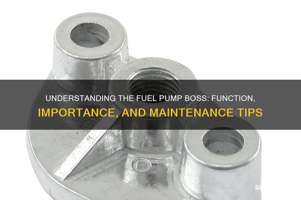 what is a fuel pump boss