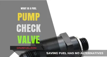 Understanding Fuel Pump Check Valves: Function, Importance, and Maintenance Tips