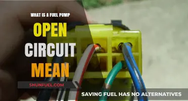 Understanding Fuel Pump Open Circuit: Causes, Symptoms, and Fixes
