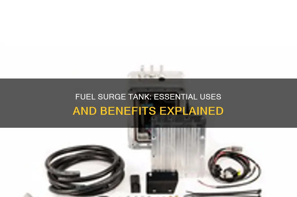 what is a fuel surge tank used for