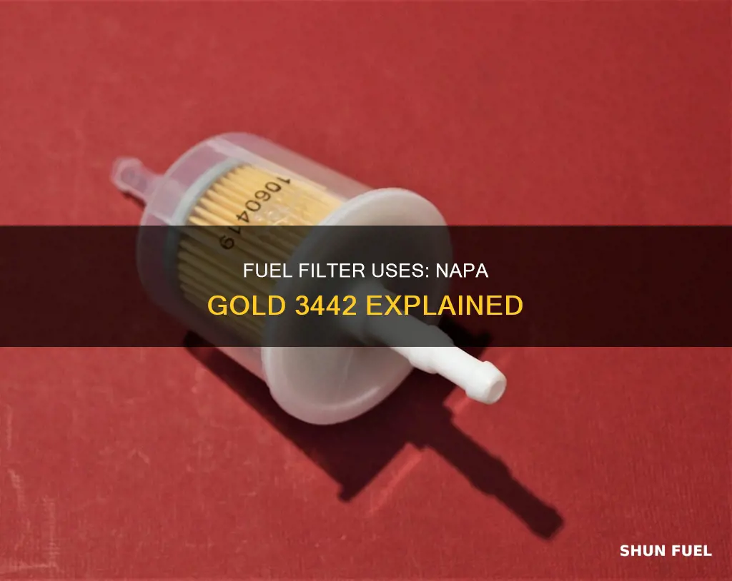 what is a napa gold fuel filter 3442 used on