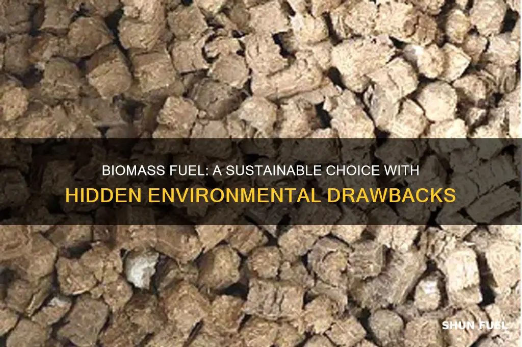 what is a possible disadvantage of using biomass as fuel