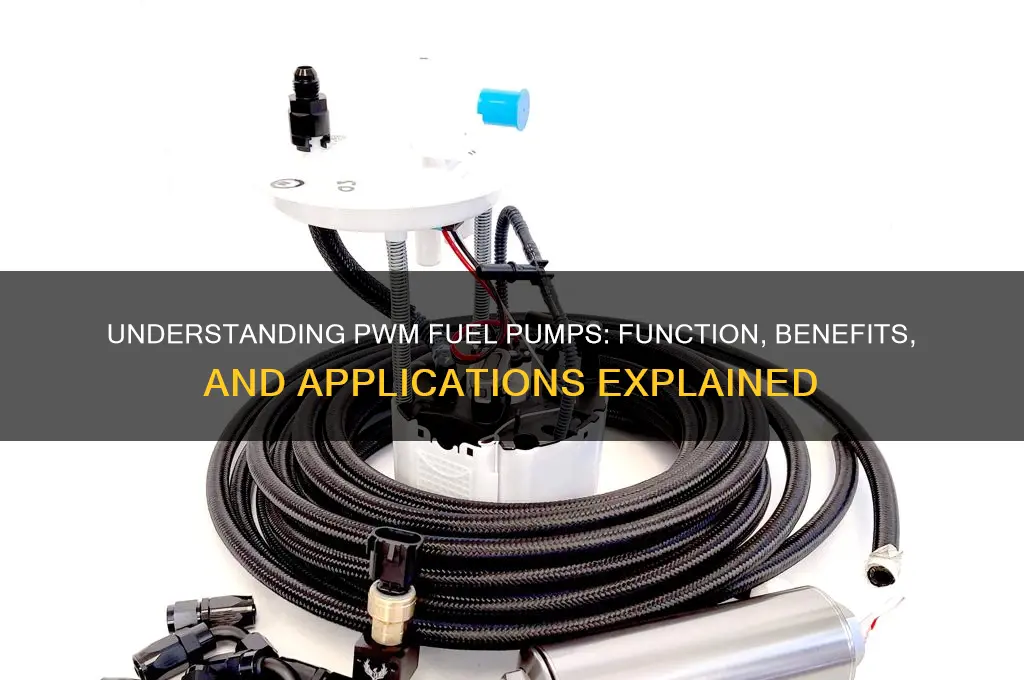 what is a pwm fuel pump