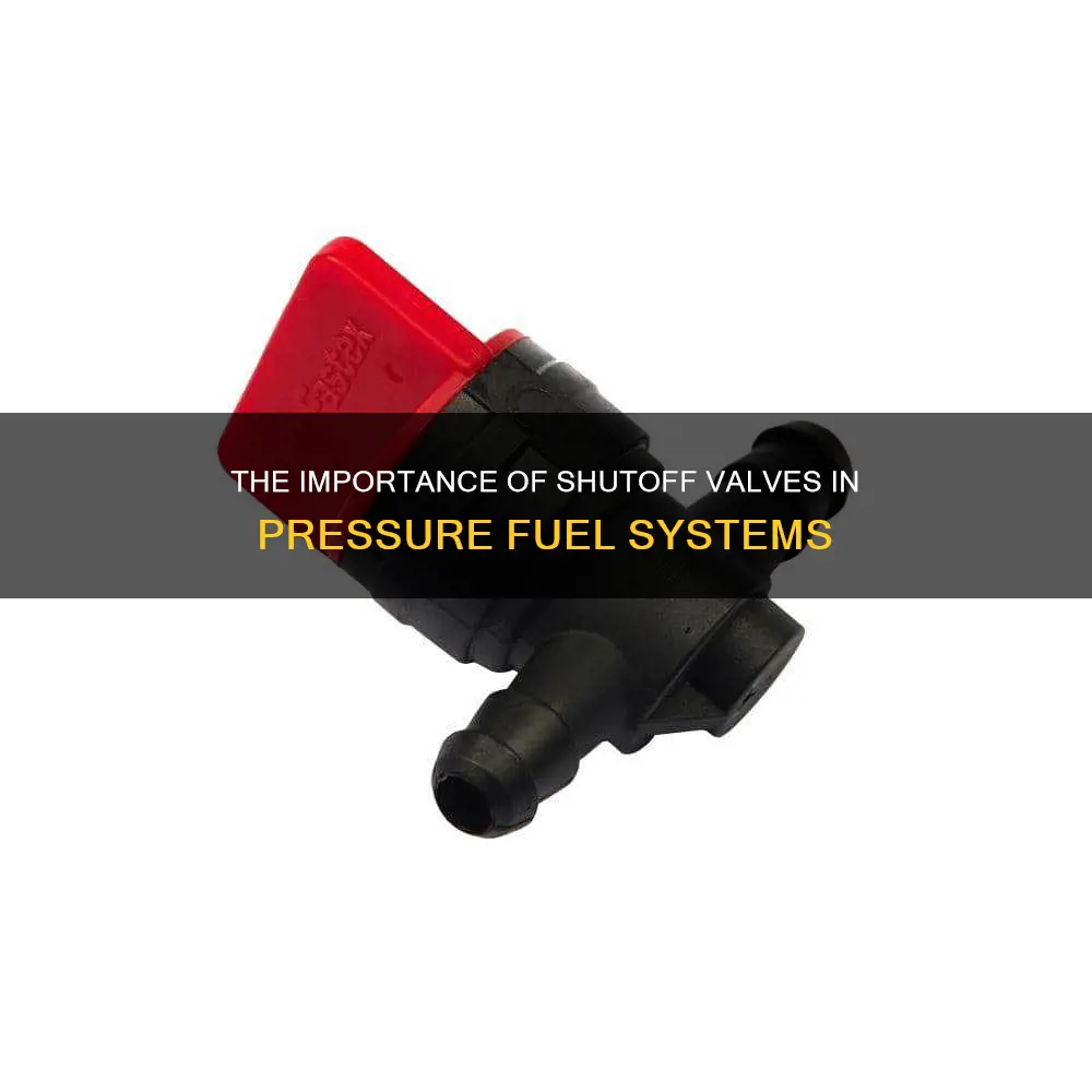 what is a shutoff valve in a pressure fuel system