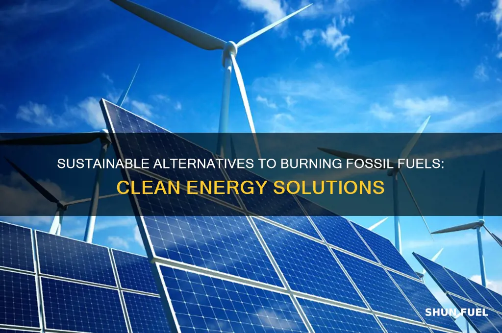 what is a solution to burning fossil fuels