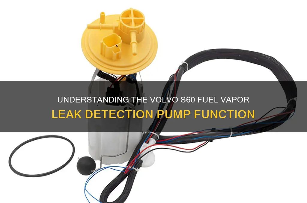 what is a volvo s60 fuel vapor leak detection pump