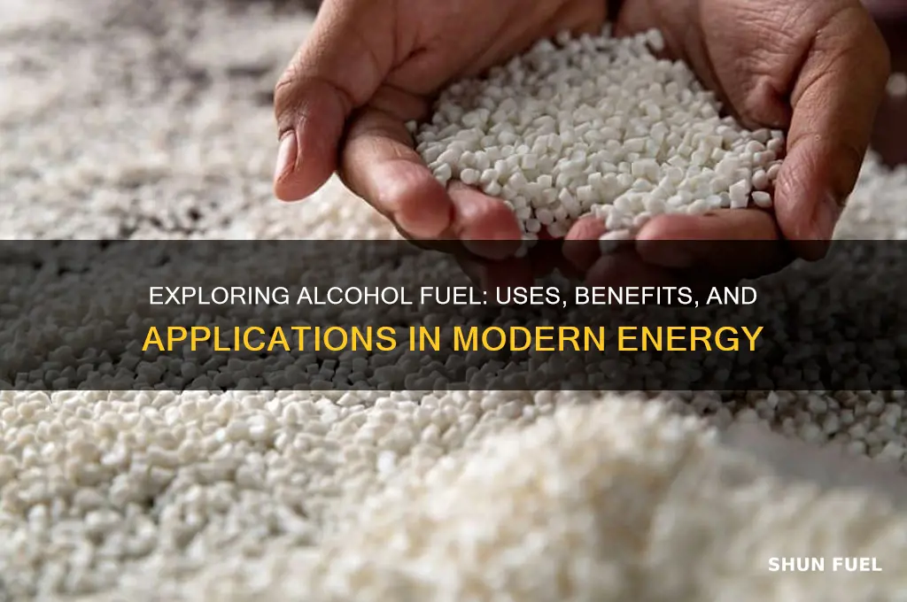 what is alcohol fuel used for