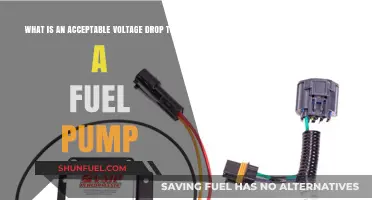 Optimal Fuel Pump Voltage Drop: What's Acceptable for Reliable Performance?
