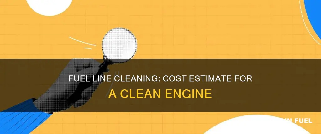 what is an estimate to clean a fuel line