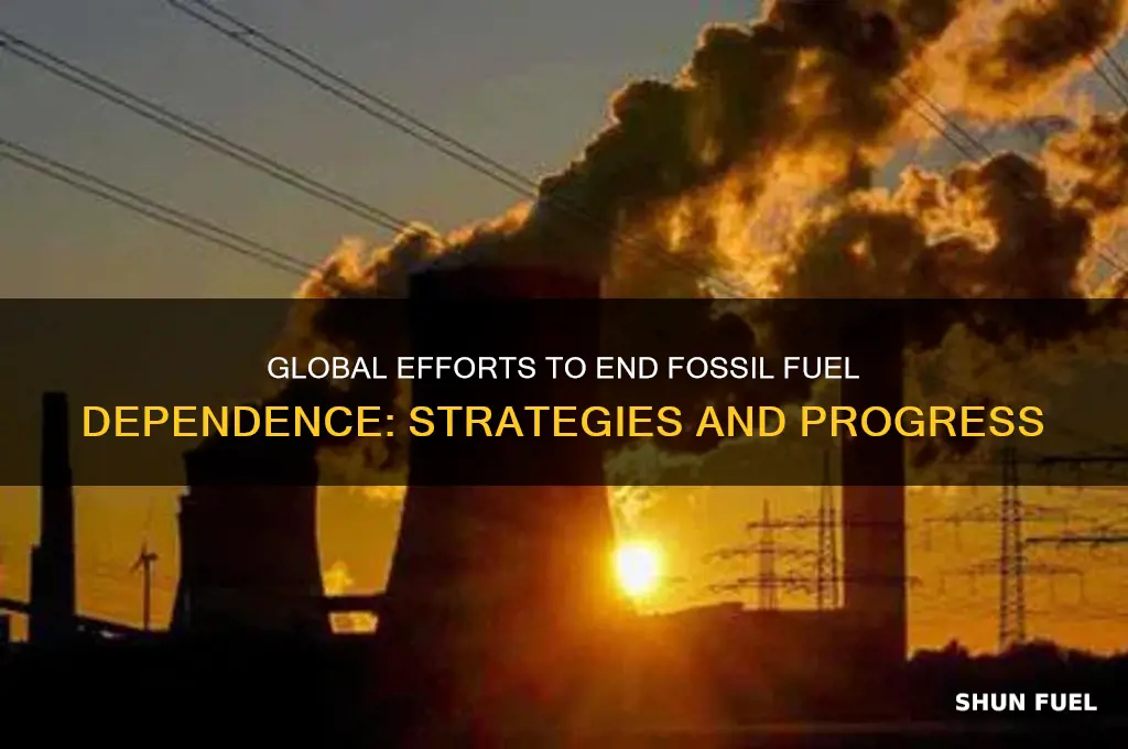 what is being done to stop burning fossil fuels