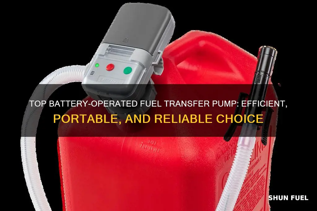 what is best battery operated fuel transfer pump