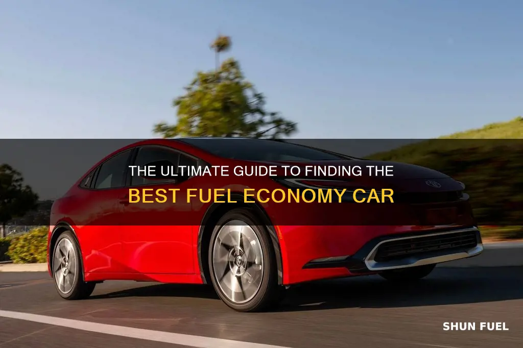 what is best fuel economy car