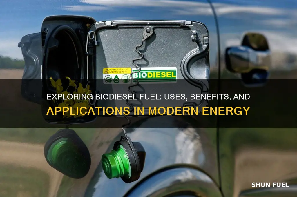 what is biodiesel fuel used for