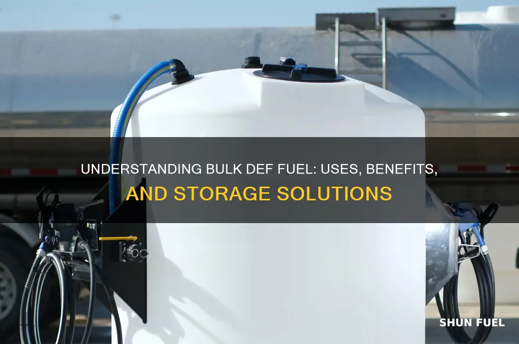 what is bulk def fuel