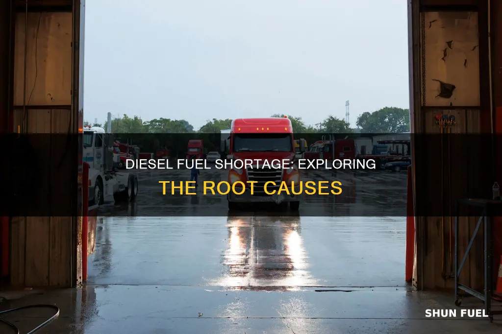 what is causing the diesel fuel shortage