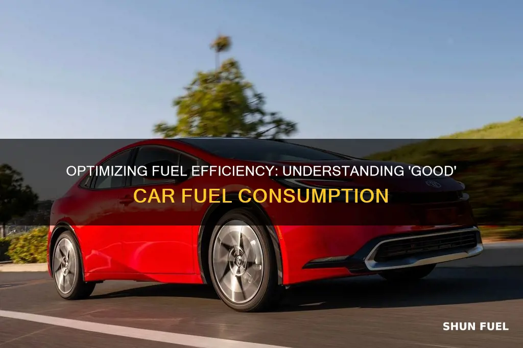 what is considered good fuel consumption for a car