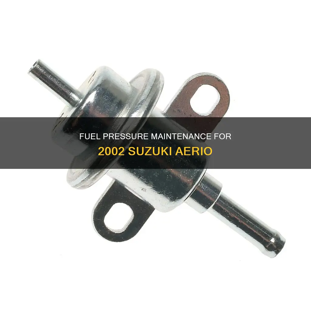 what is correct 2002 suzuki aerio fuel pressure