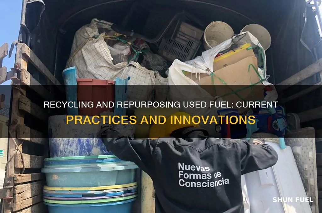what is currently being done with used fuel